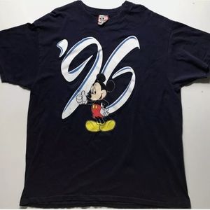 Vintage Mickey Mouse Disney Designs WALT DISNEY WORLD 1996 Shirt Size Large